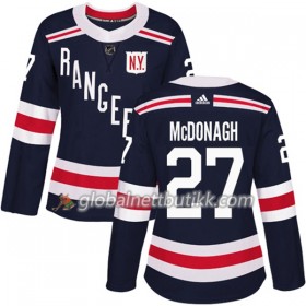 New York Rangers Hockeydrakt Ryan McDonagh 27 2017-2018 2018 Winter Classic Blå Adidas Authentic - Dame